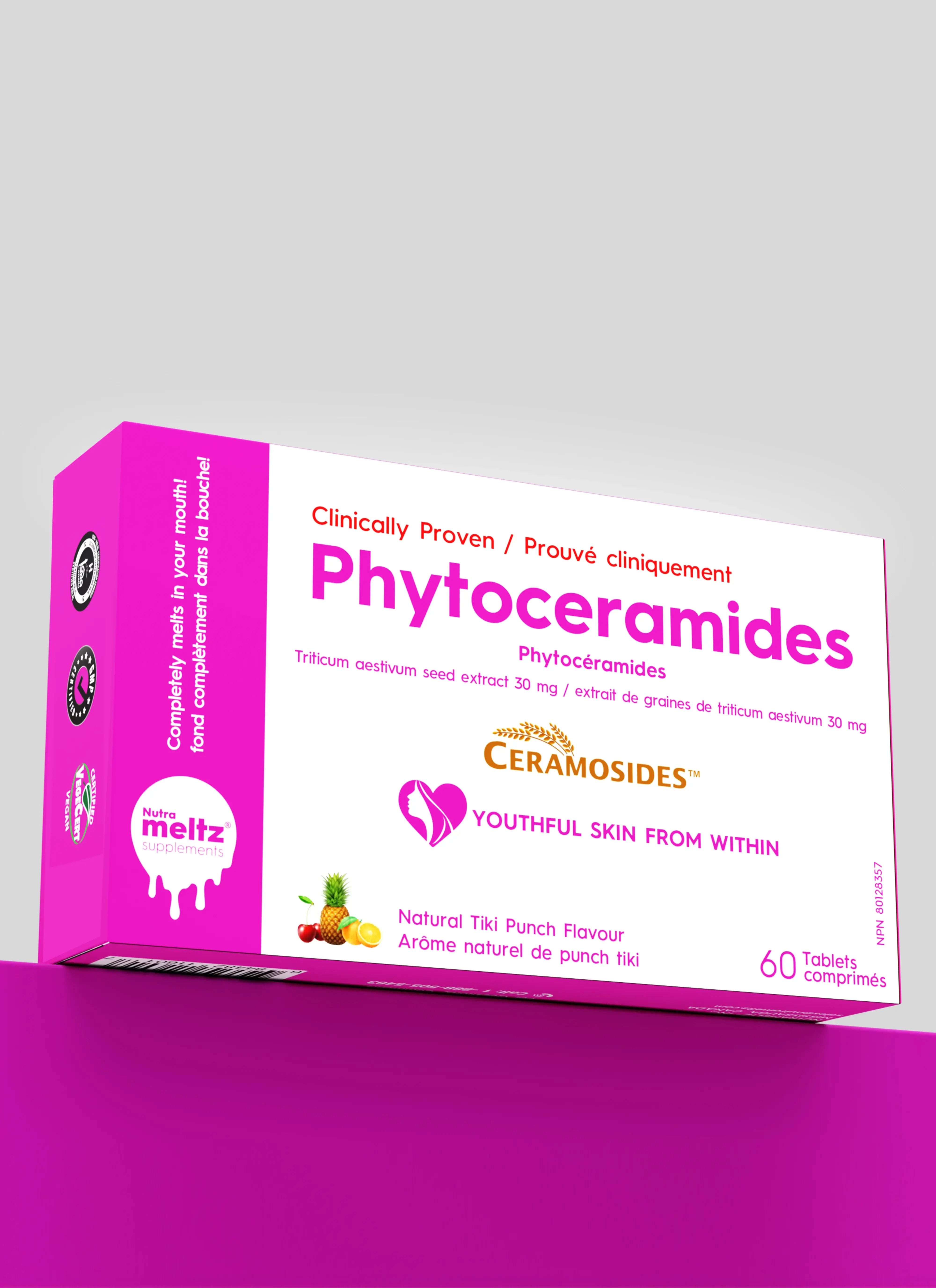 Phytoceramides - Quick Dissolving Tablets - Nutrameltz Phytoceramides - Quick Dissolving Tablets - Nutrameltz