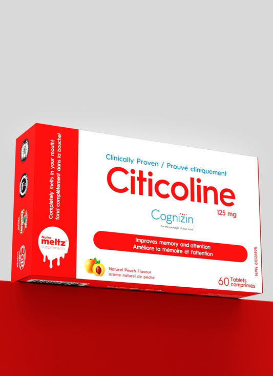 Citicoline - Nutrameltz Inc - Quick Dissolving tablets