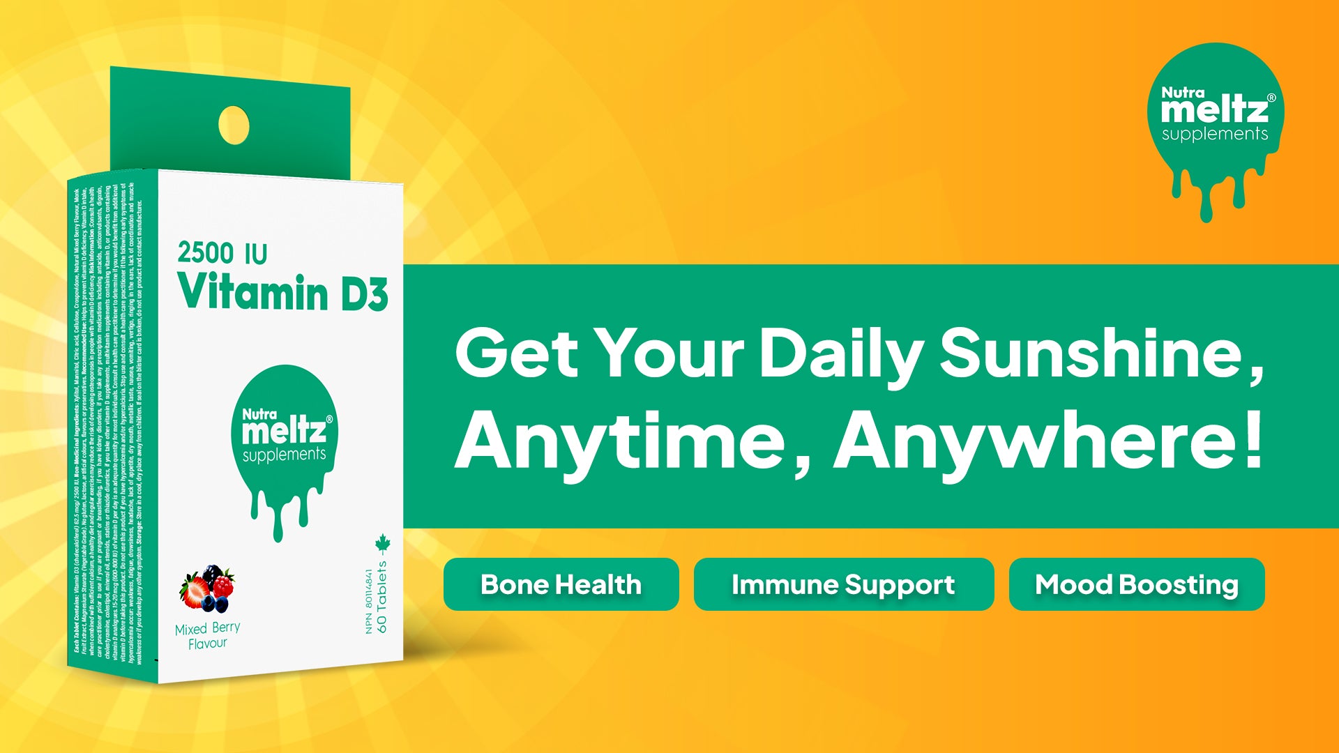 Celebrate World Vitamin D Day with Nutrameltz: Why You Need the Sunshine Vitamin!