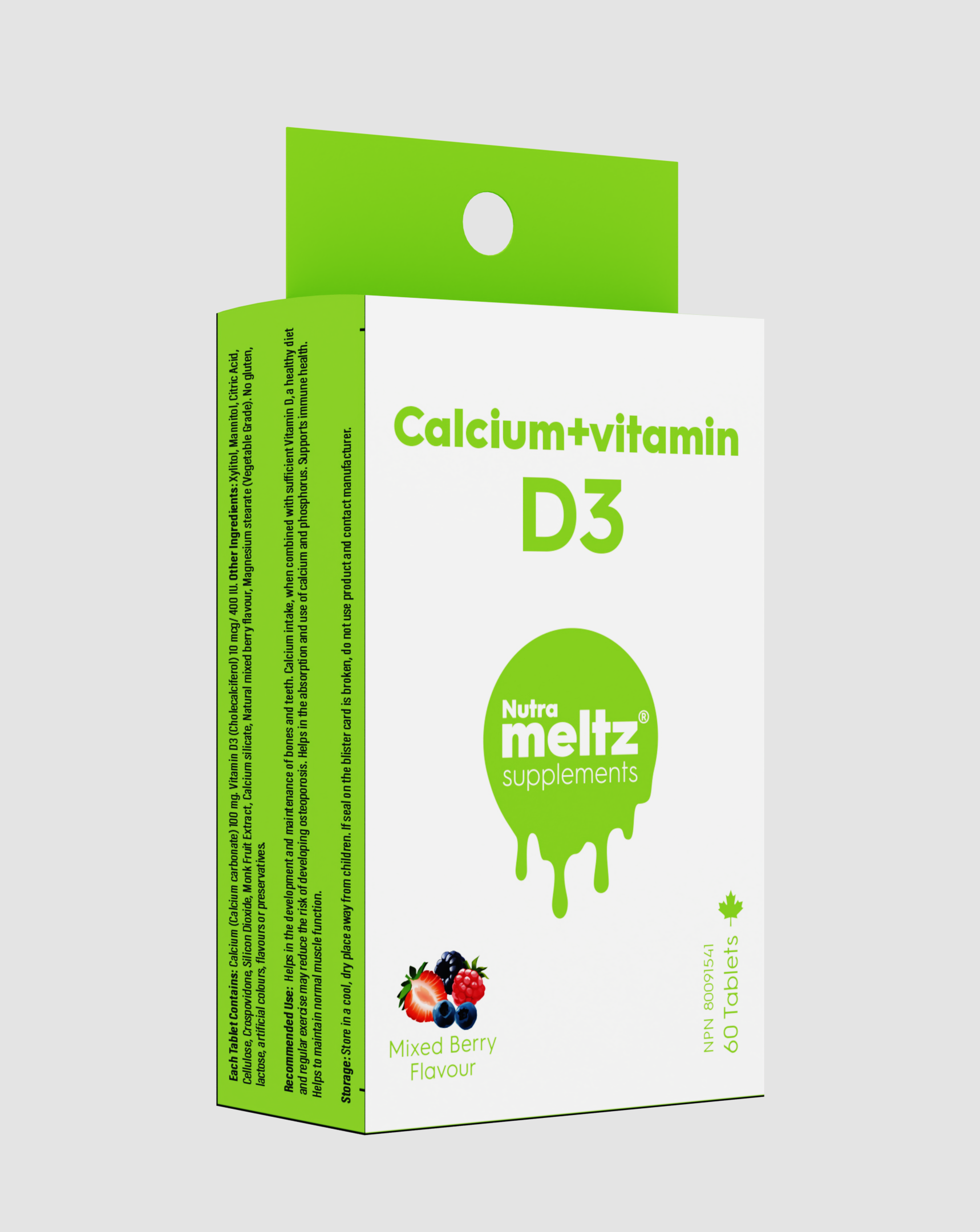 Calcium + Vitamin D3 ( 60 Pack )