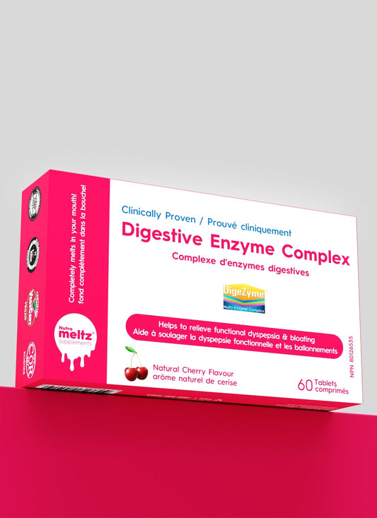Diestive Enzyme Complex - Nutrameltz Inc - Quick Dissolving tablets