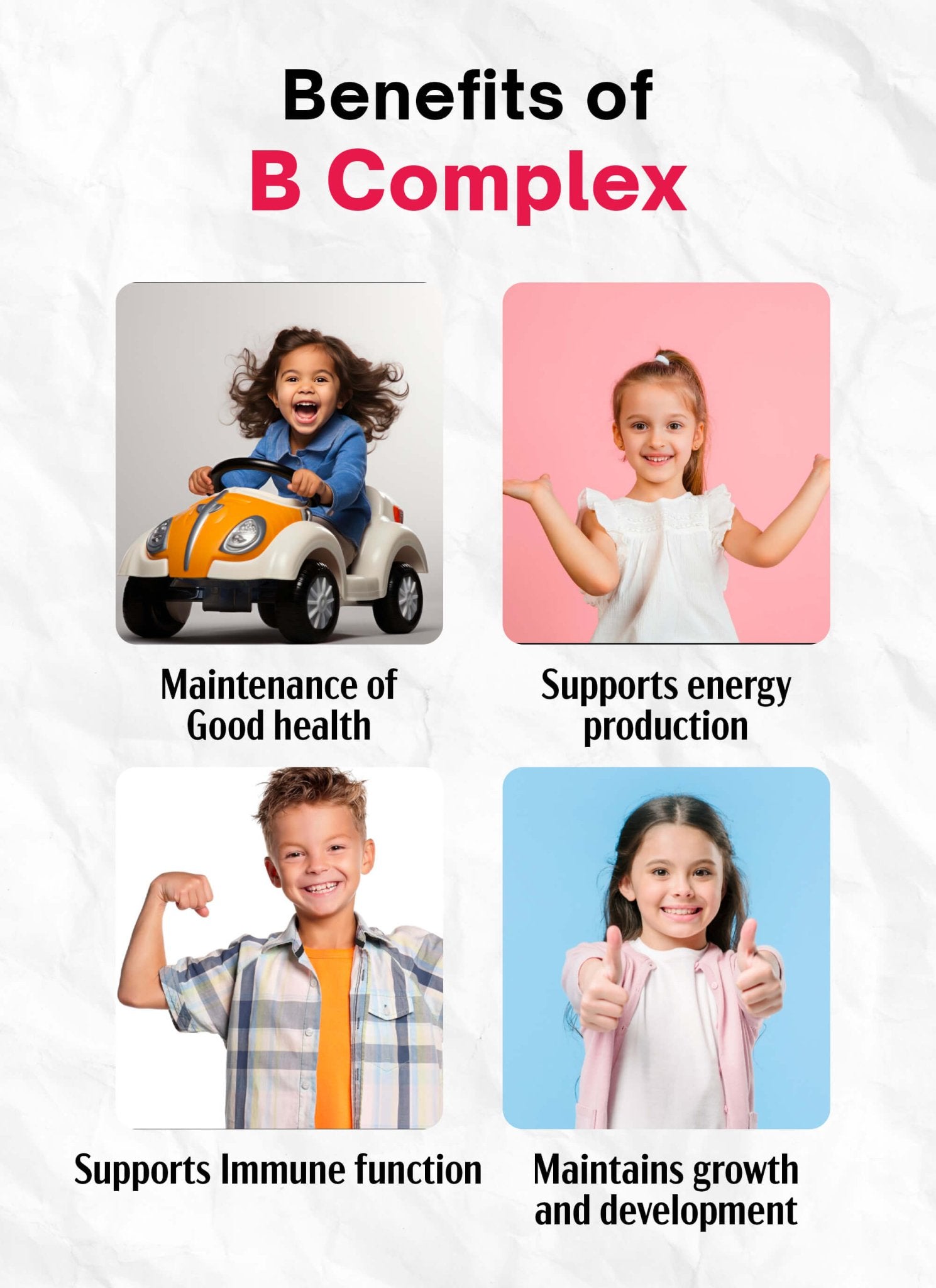 Kids B Complex - Nutrameltz Inc - Quick Dissolving tablets