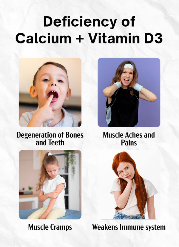 Kids Calcium + Vitamin D3 - Nutrameltz Inc - Quick Dissolving tablets